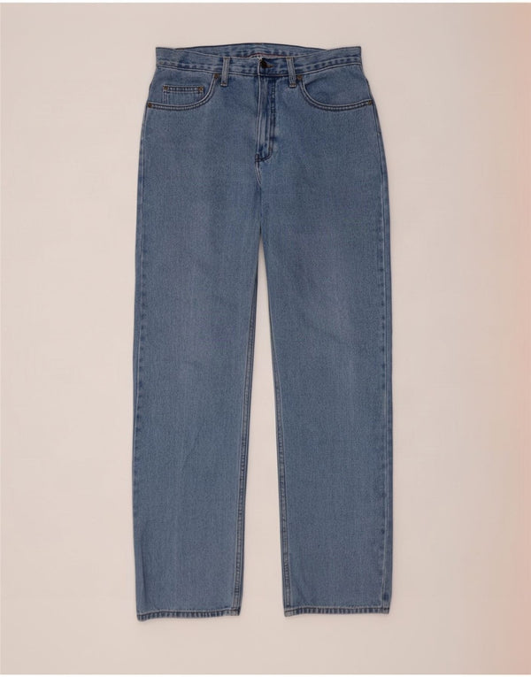 Jeans dritti da uomo Marks & Spencer W32 L33 cotone blu