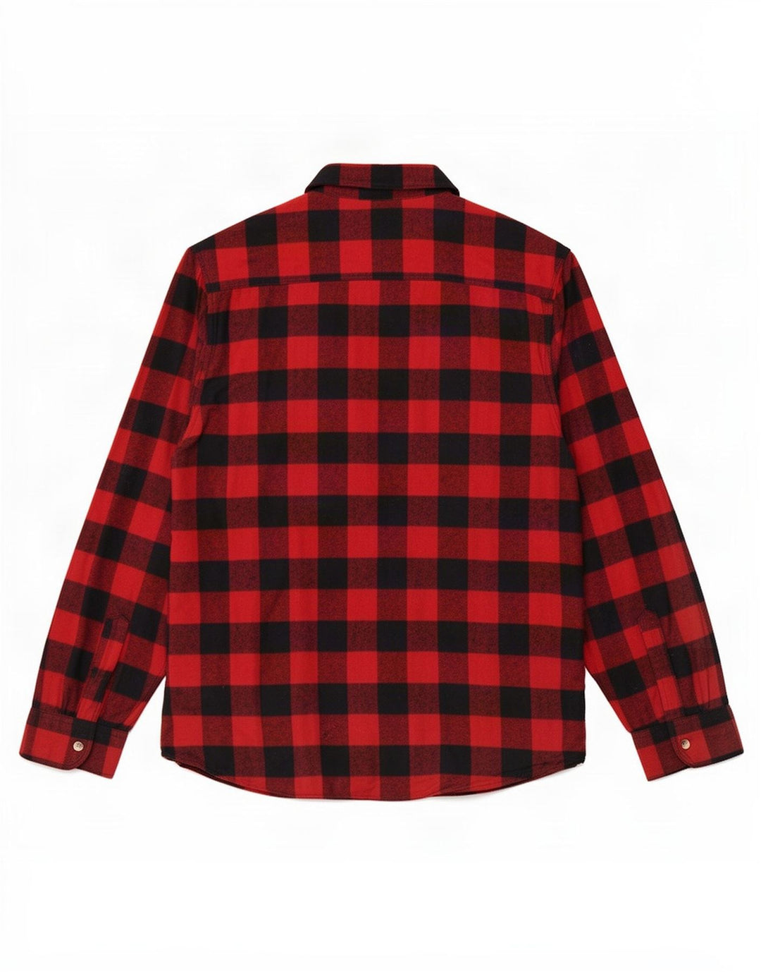 Camicia da uomo identica in flanella XL in cotone a quadretti rossi