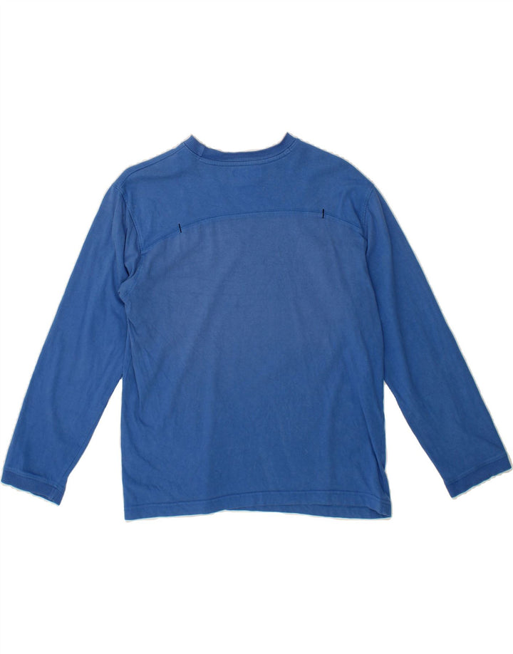 FILA Boys Top Long Sleeve 11-12 Years Medium Blue Cotton Vintage Fila and Second-Hand Fila from Messina Hembry 