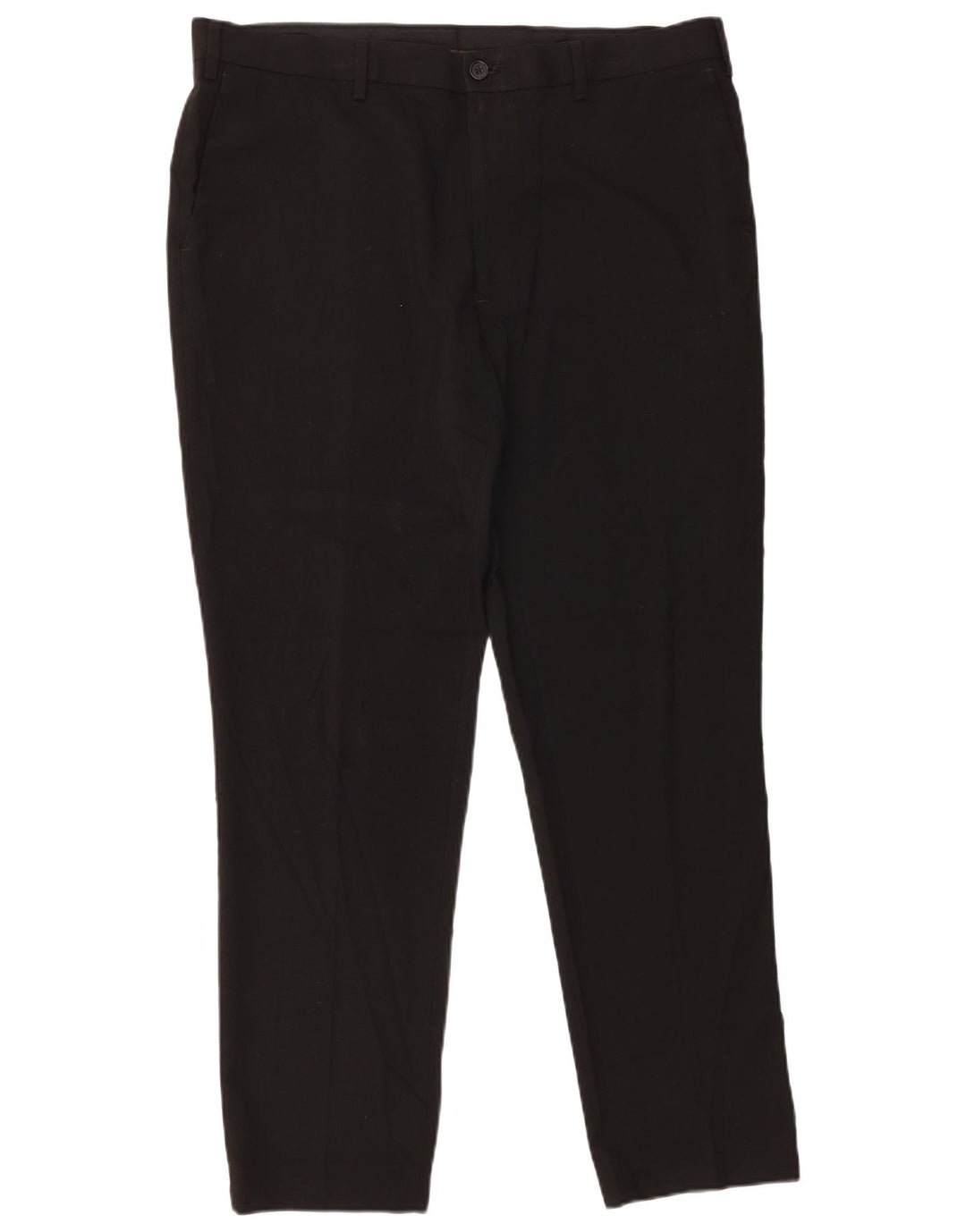 Pantaloni chino slim da uomo Marks & Spencer W38 L31 poliestere nero