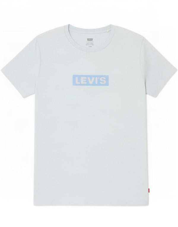 T-shirt grafica da donna Levi's Top UK 12 cotone blu medio