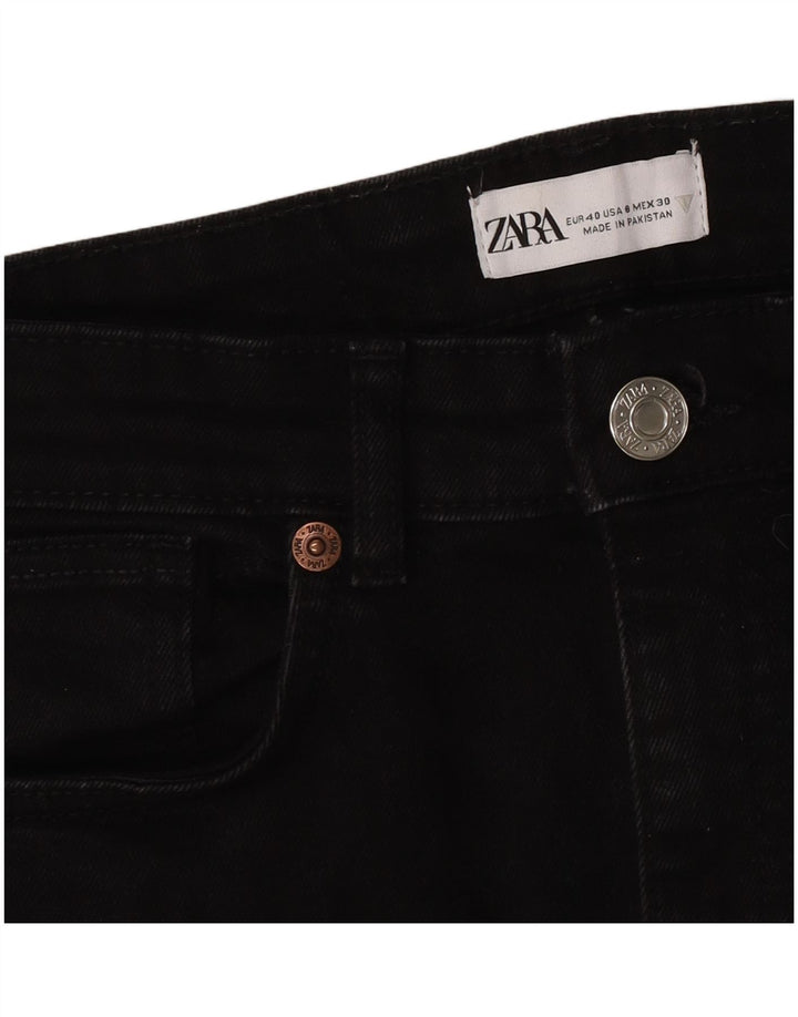 Jeans dritti da donna Zara EU 40 medi W30 L26 neri
