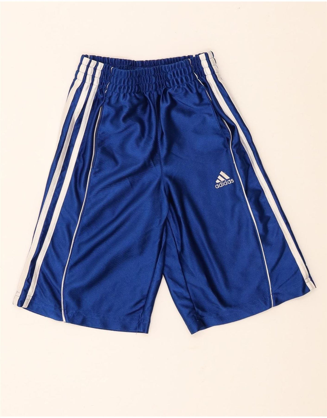 Pantaloncini sportivi Adidas da bambino 7-8 anni XS blu poliestere