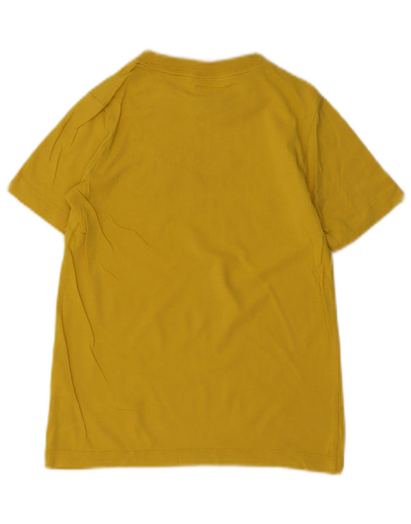T-shirt grafica Nike da ragazzo, 8-9 anni, piccola, in cotone giallo