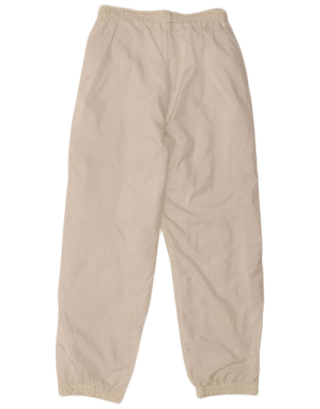 VINTAGE Mens Tracksuit Trousers Joggers UK 42 Large  White Polyamide