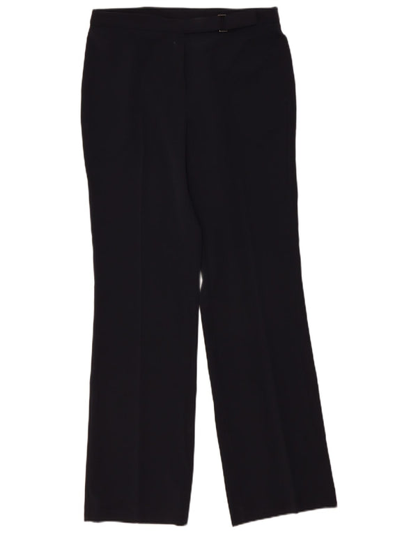 Pantaloni da abito da donna Marks & Spencer UK 12 Medium W32 L32 Blu Navy