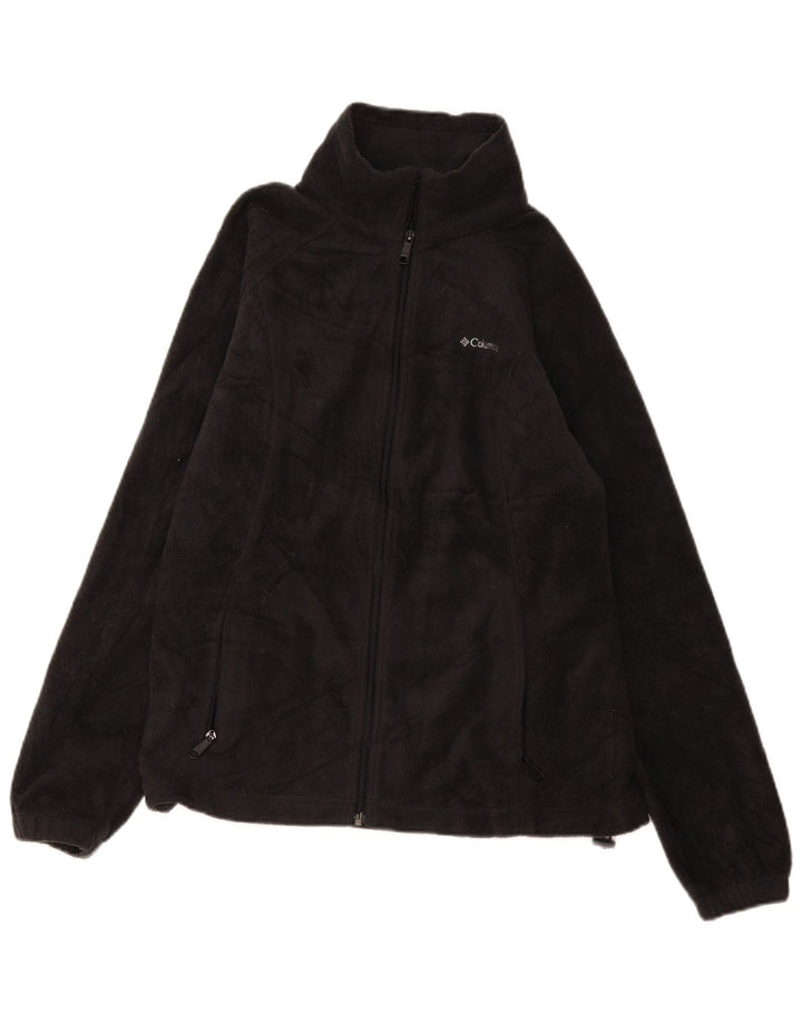 Giacca in pile da donna Columbia UK 40 grande poliestere nero