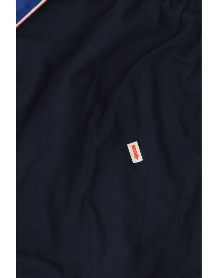 HUMMEL Mens Tracksuit Trousers XL Navy Blue Colourblock Polyester Vintage Hummel and Second-Hand Hummel from Messina Hembry 