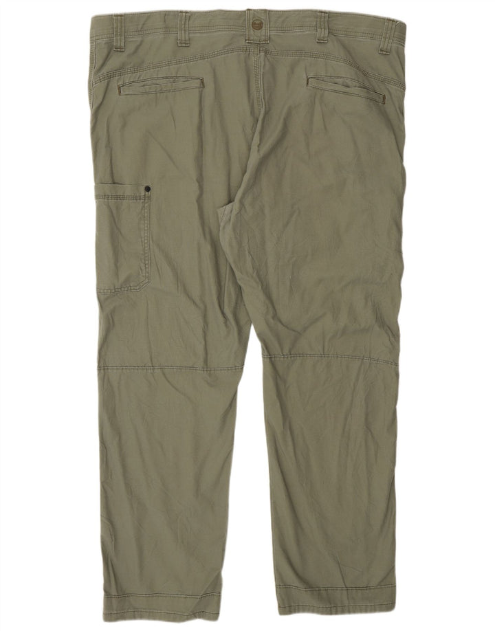Pantaloni cargo dritti da uomo WRANGLER W44 L30 cotone verde