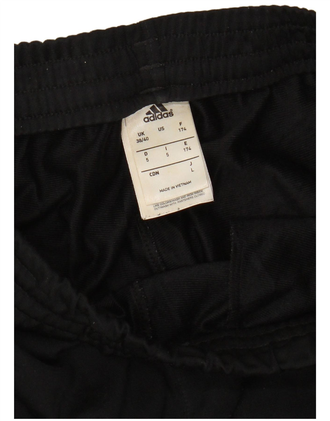 Pantaloni da tuta da uomo ADIDAS UK 38/40 Medium Black Colourblock