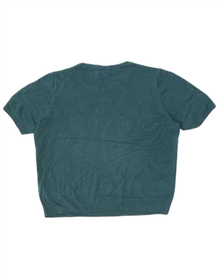 T-shirt da donna Marks & Spencer Top UK 14 grande acrilico verde