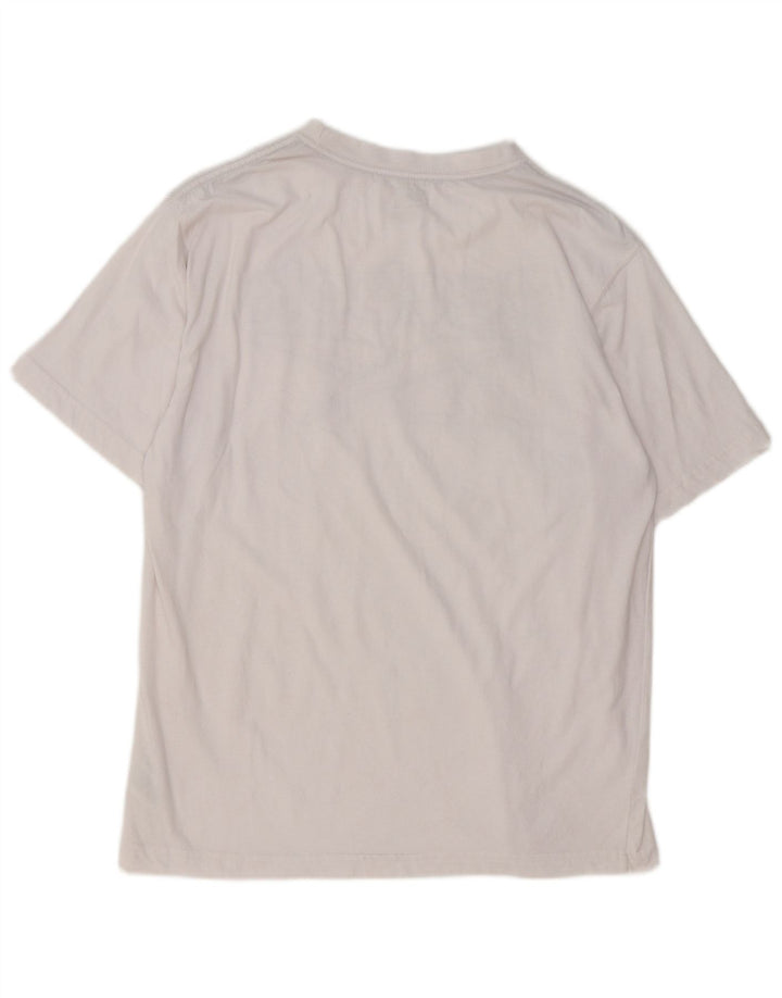 T-shirt grafica da uomo Reebok Top in cotone bianco medio