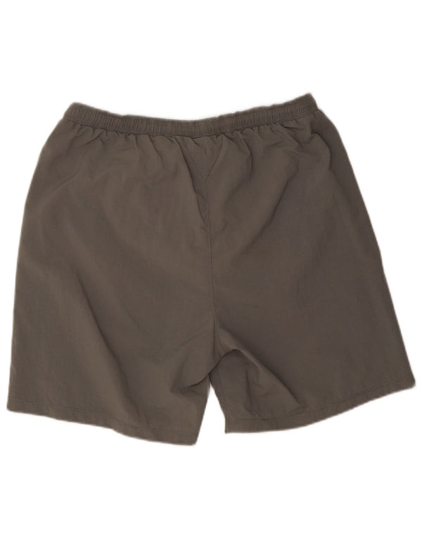 Pantaloncini sportivi da uomo Asics grandi grigi in poliammide