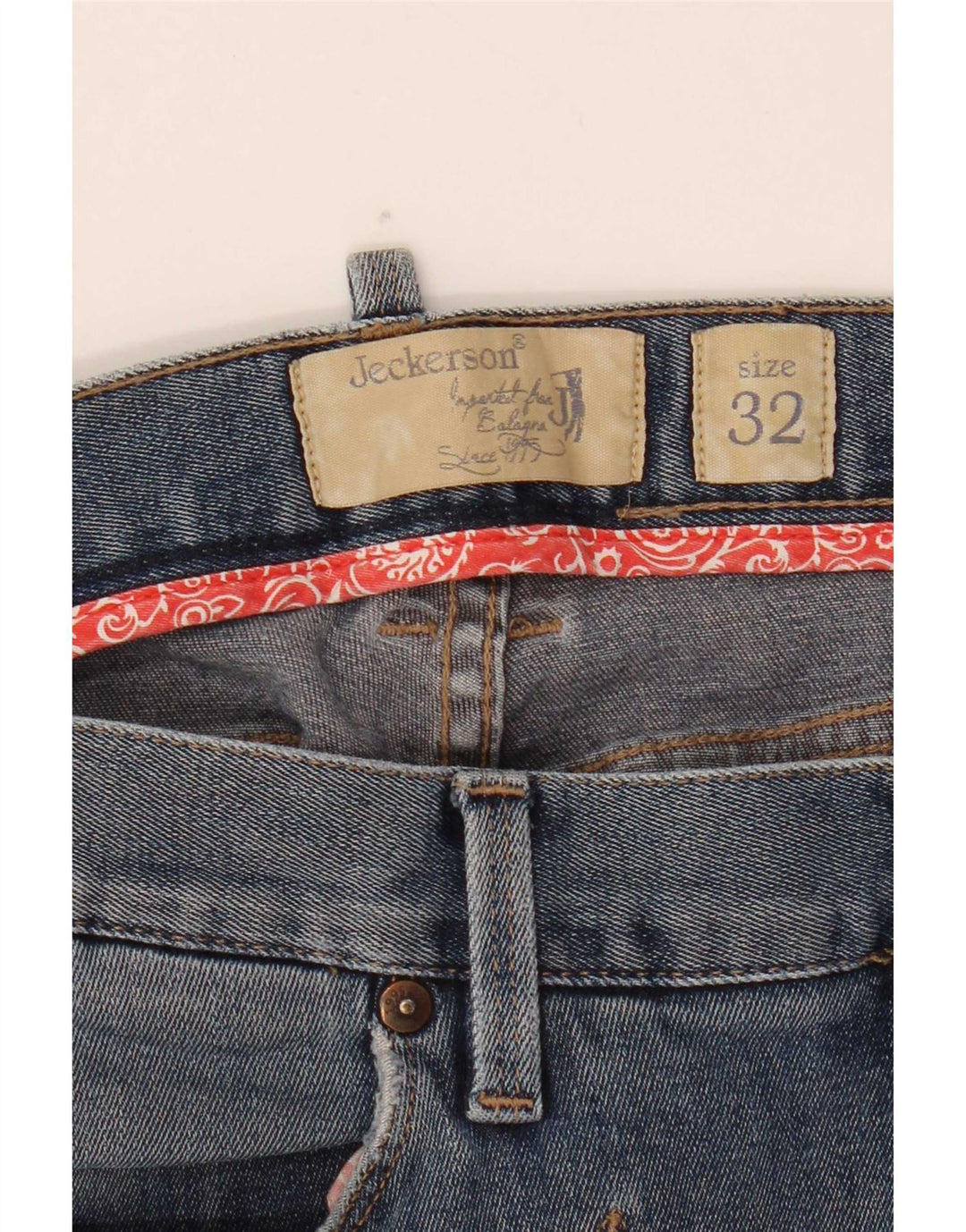 Jeans slim da donna Jeckerson W32 L31 cotone blu