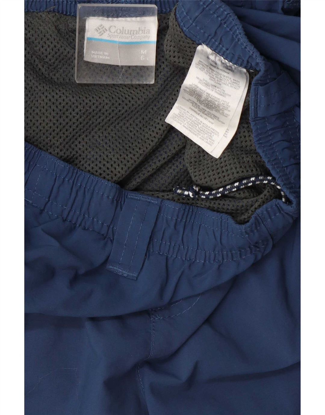 Pantaloncini sportivi cargo da uomo Columbia nylon medio blu navy