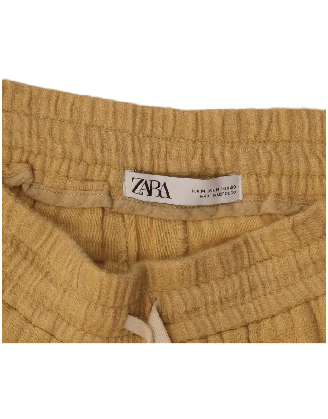 Pantaloni chino affusolati da donna Zara medi W28 L30 Beige