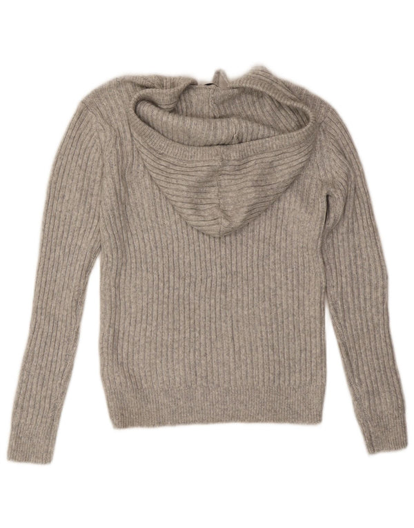Maglione con cappuccio da donna Marks & Spencer UK 6 XS poliestere grigio