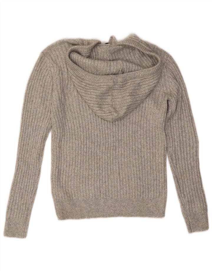 Maglione con cappuccio da donna Marks & Spencer UK 6 XS poliestere grigio