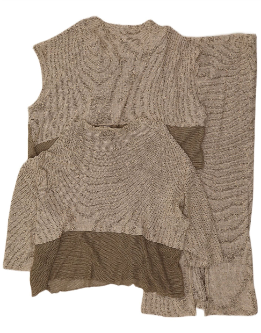 Set gonna 3 pezzi da donna Naomi EU 40 medio W30 viscosa color block grigio