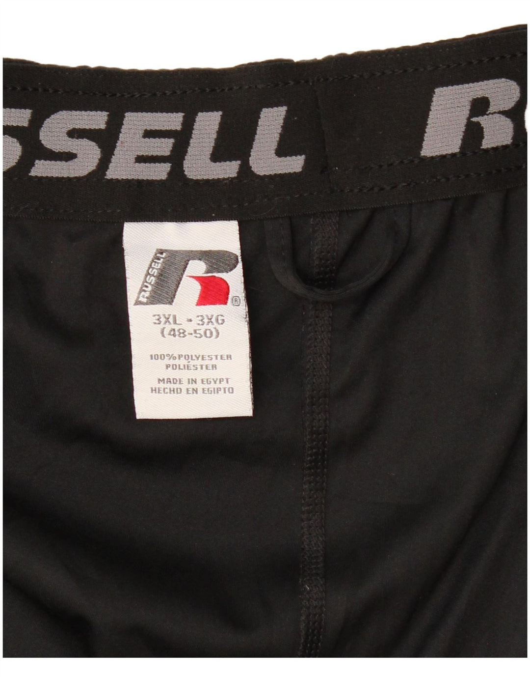 Pantaloncini sportivi Dri-Power da uomo RUSSELL ATHLETIC 3XL poliestere nero