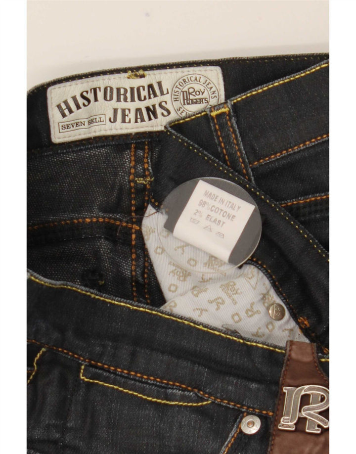 Jeans slim da uomo Roy Rogers W31 L32 cotone blu navy