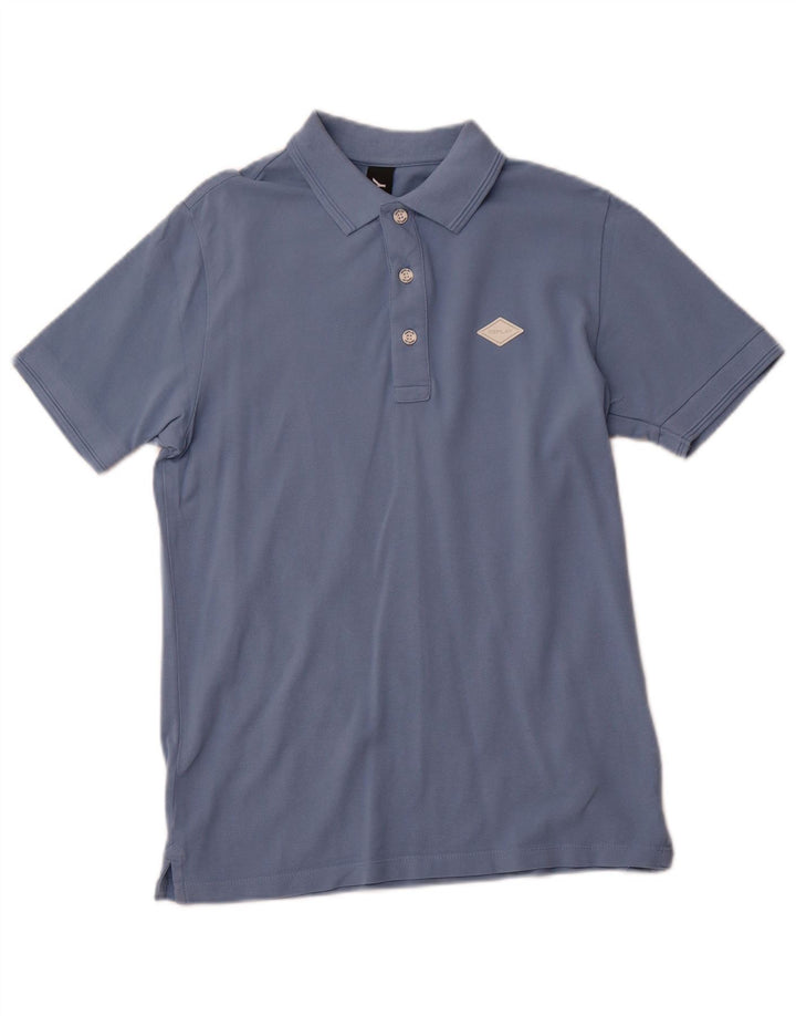 Polo Uomo REPLAY Piccola Blu Cotone