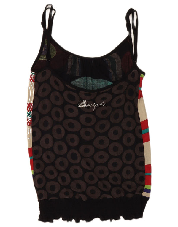 DESIGUAL Canotta da donna UK 12 Media multicolore geometrica
