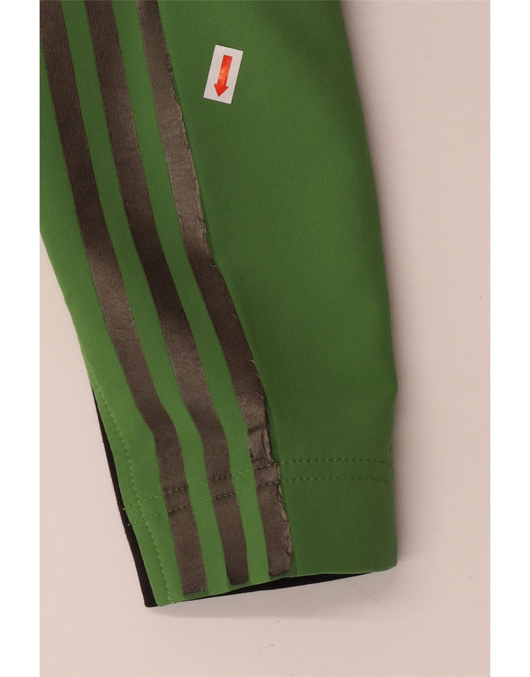 Giacca da tuta da donna Adidas Climalite UK 14 poliestere verde medio