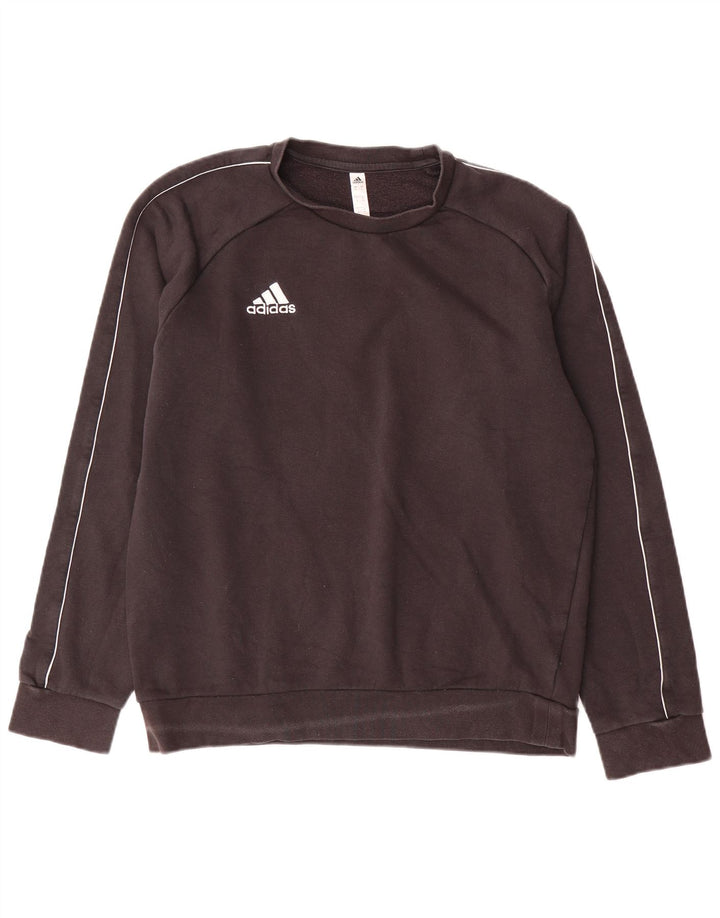 Felpa Adidas Uomo Maglione Medio Nero Cotone