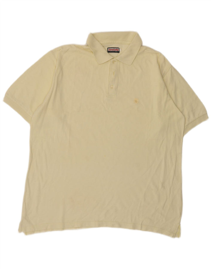 Polo Invicta Uomo XL Cotone Giallo