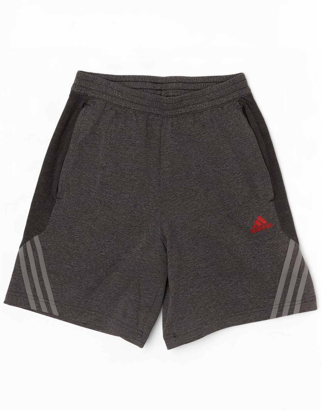 Pantaloncini sportivi Adidas Climacool da uomo piccoli in poliestere color block grigio