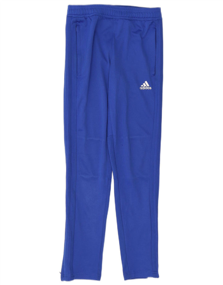 Pantaloni della tuta ADIDAS da ragazzo Climacool 11-12 anni in poliestere blu