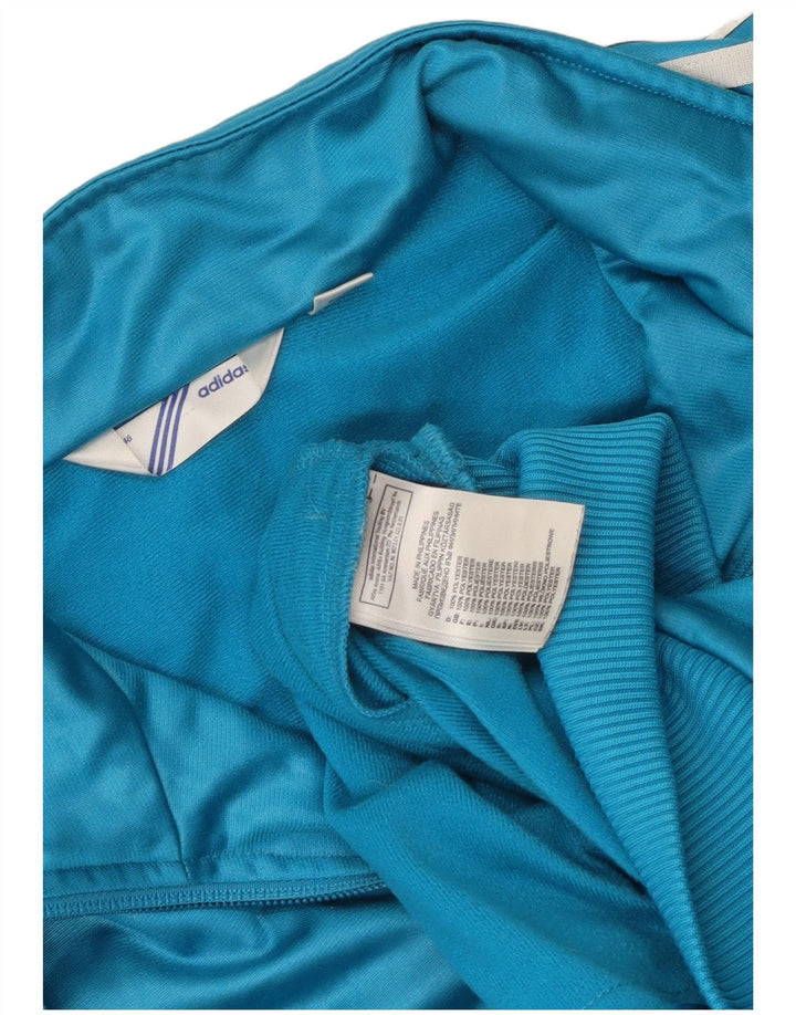 Giacca da ginnastica da donna Adidas EU 46 Large Blu Poliestere