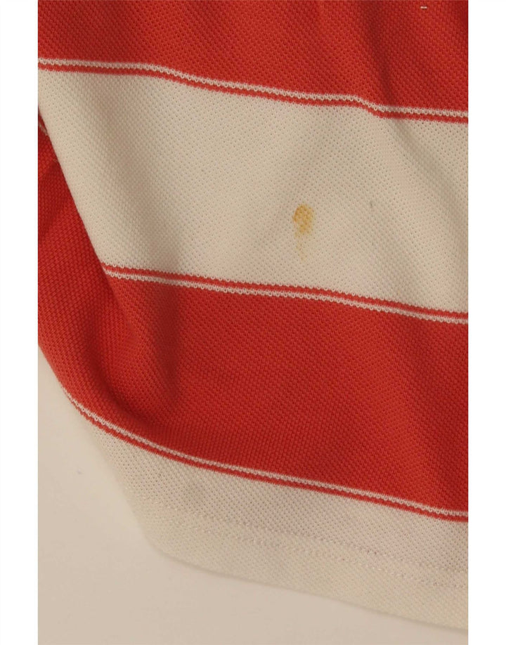 Polo da uomo Fat Face Grande cotone a righe rosse
