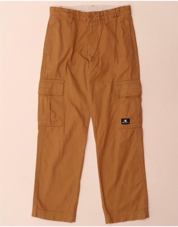 Pantaloni cargo dritti Champion da ragazzo 9-10 anni medi W24 L26 Beige