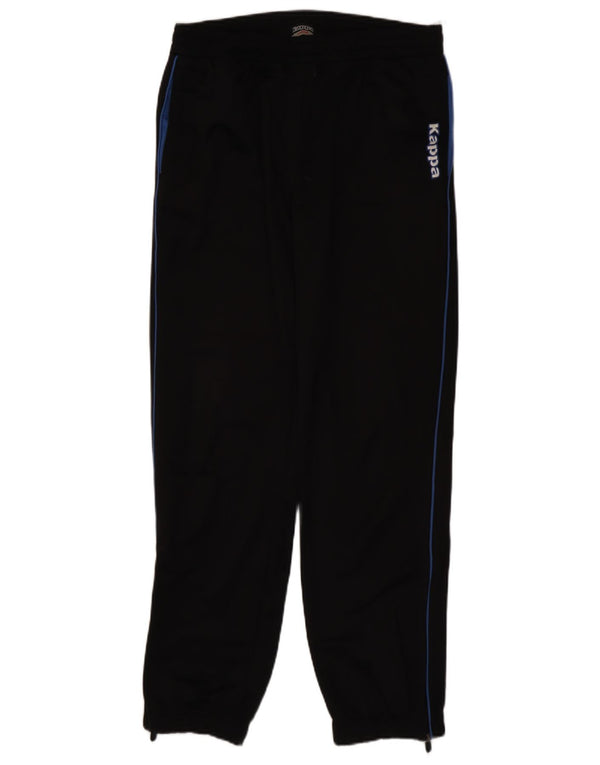 Pantaloni da tuta con grafica Kappa da uomo Joggers grandi neri