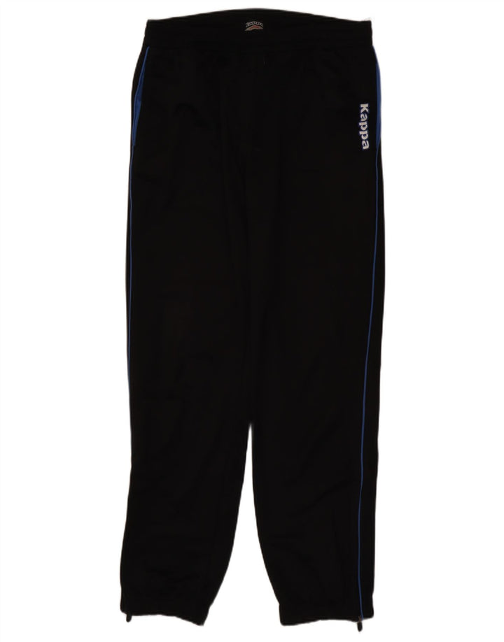 Pantaloni da tuta con grafica Kappa da uomo Joggers grandi neri