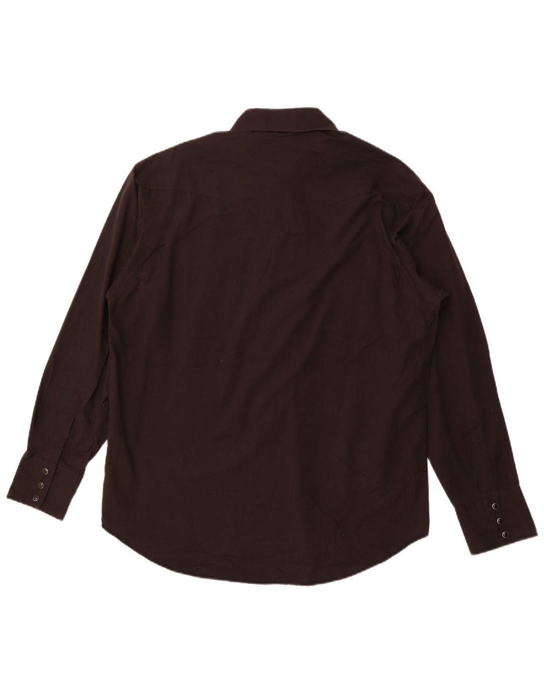 Camicia da uomo WRANGLER grande in cotone nero