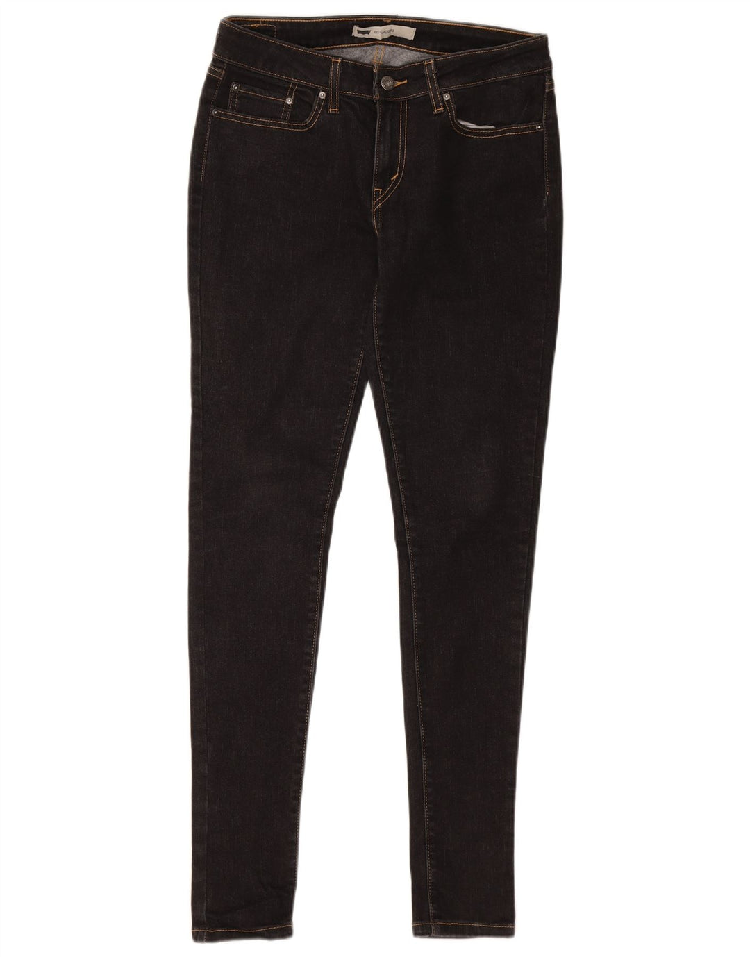 LEVI'S Womens 535 Legging Jeans W30 L32 Navy Blue Cotton