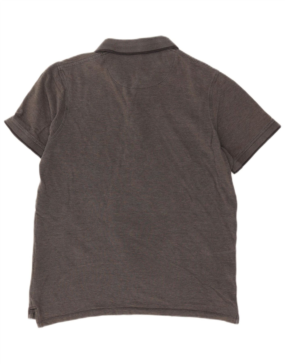 Polo da uomo Jack & Jones grande in cotone grigio