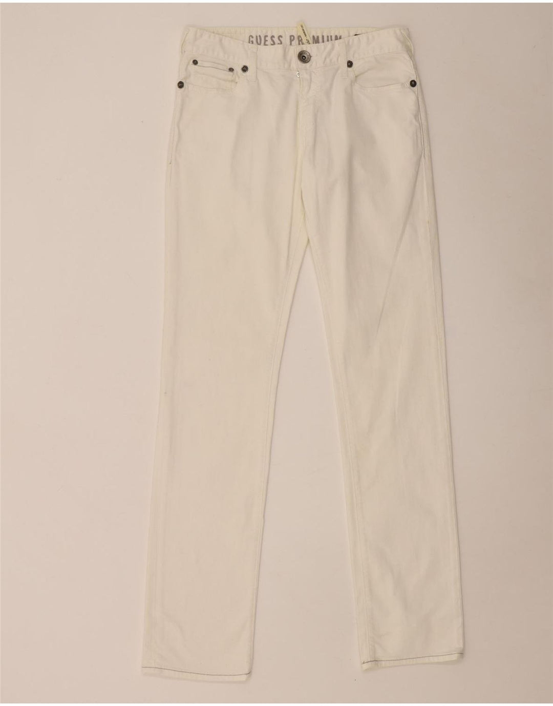 Jeans slim da donna Guess W30 L34 bianchi