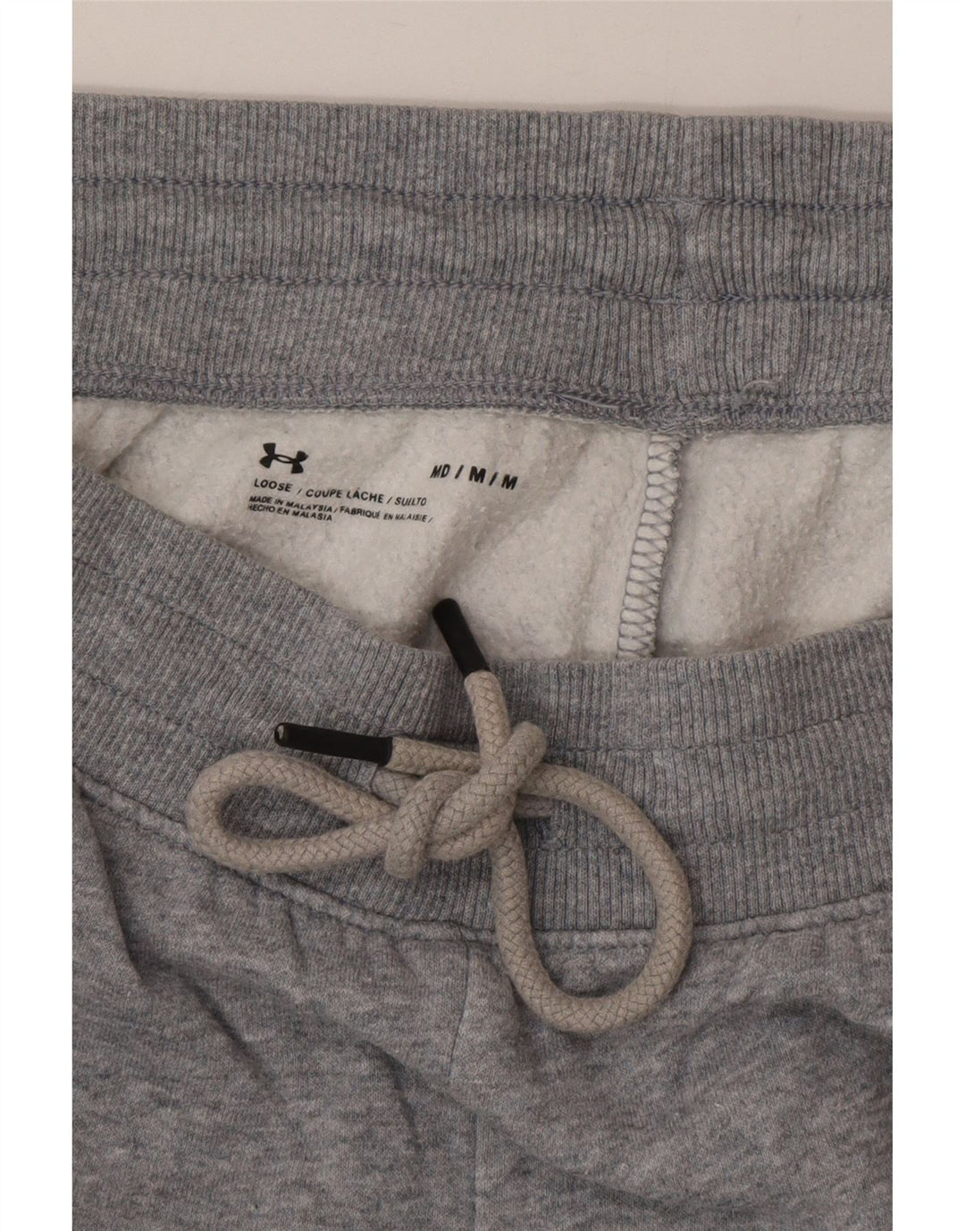 Pantaloni da tuta da uomo Under Armour vestibilità ampia da jogging grigio medio chiazzato