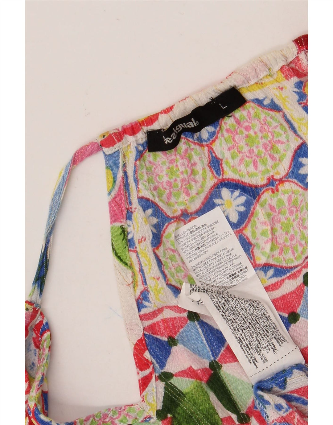 DESIGUAL Camicetta oversize da donna Top UK 16 Grande floreale multicolore