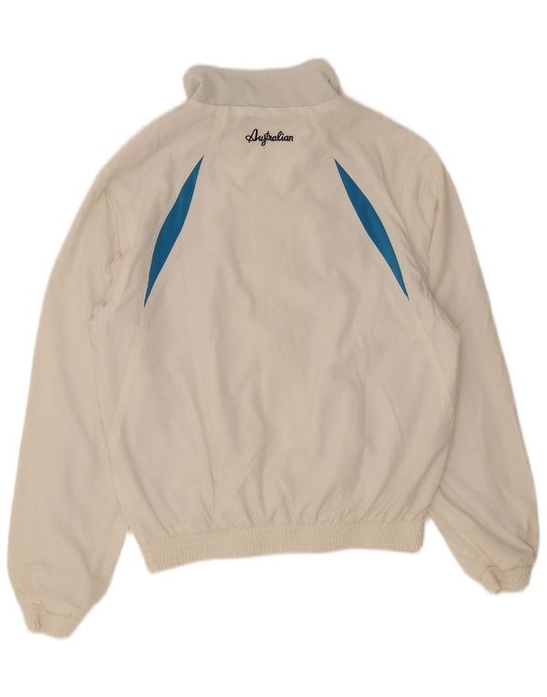 AUSTRALIAN L'ALPINA Giacca da tuta da uomo IT 46 Small White Colourblock