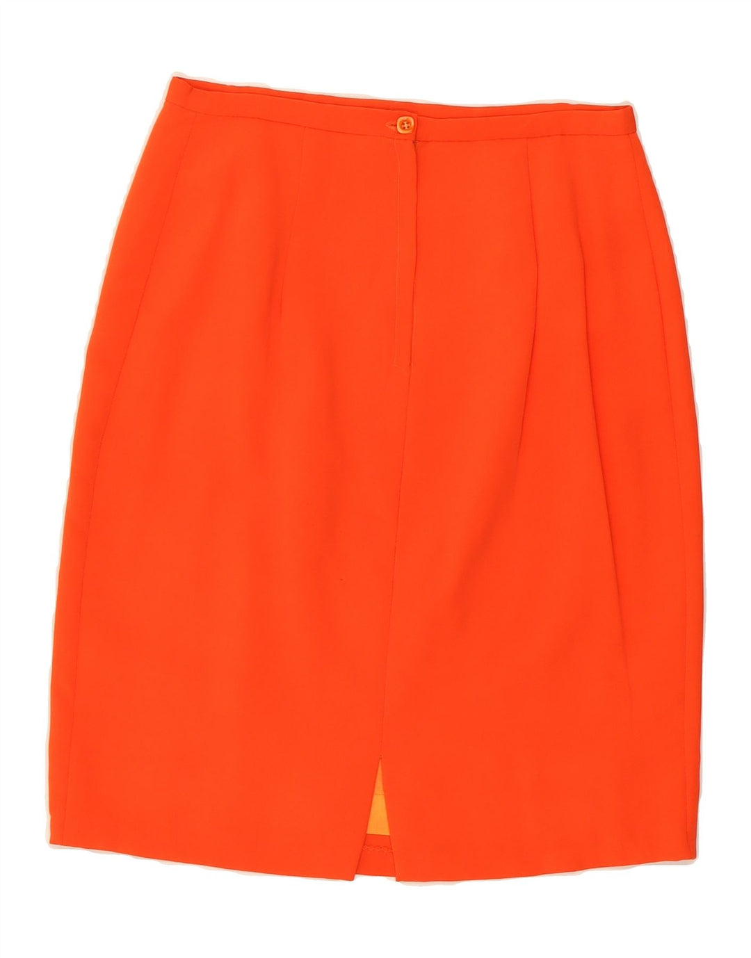 VINTAGE Womens Pencil Skirt W28 Medium Orange Vintage Vintage and Second-Hand Vintage from Messina Hembry 