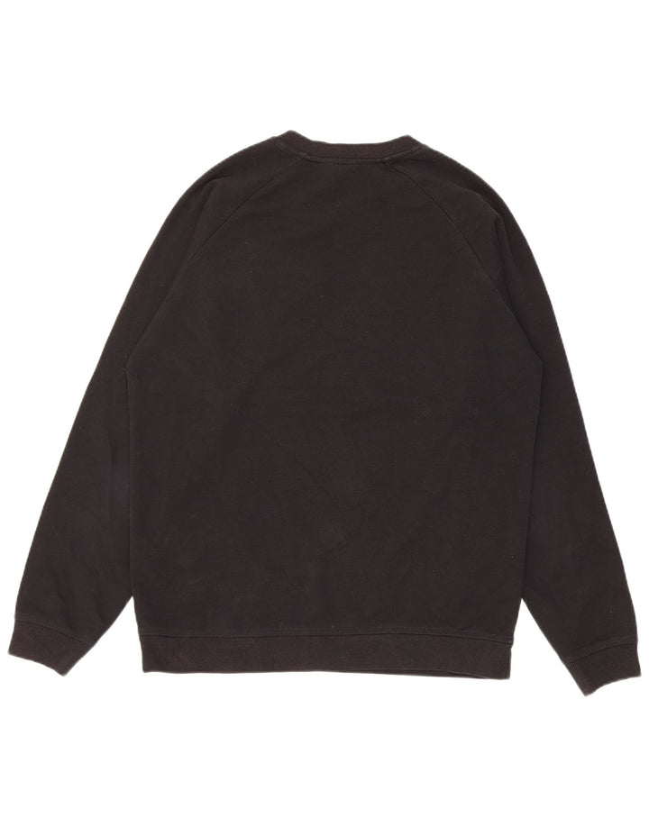 Jack & Jones Felpa da uomo Maglione Grande Poliestere Nero