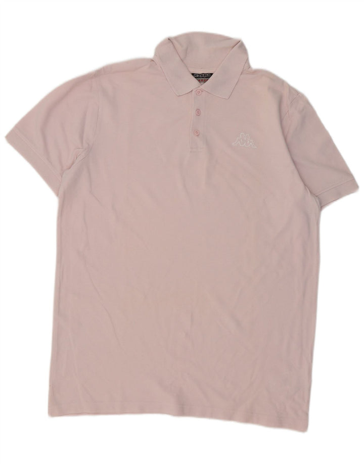 Polo KAPPA Uomo Large Rosa Cotone