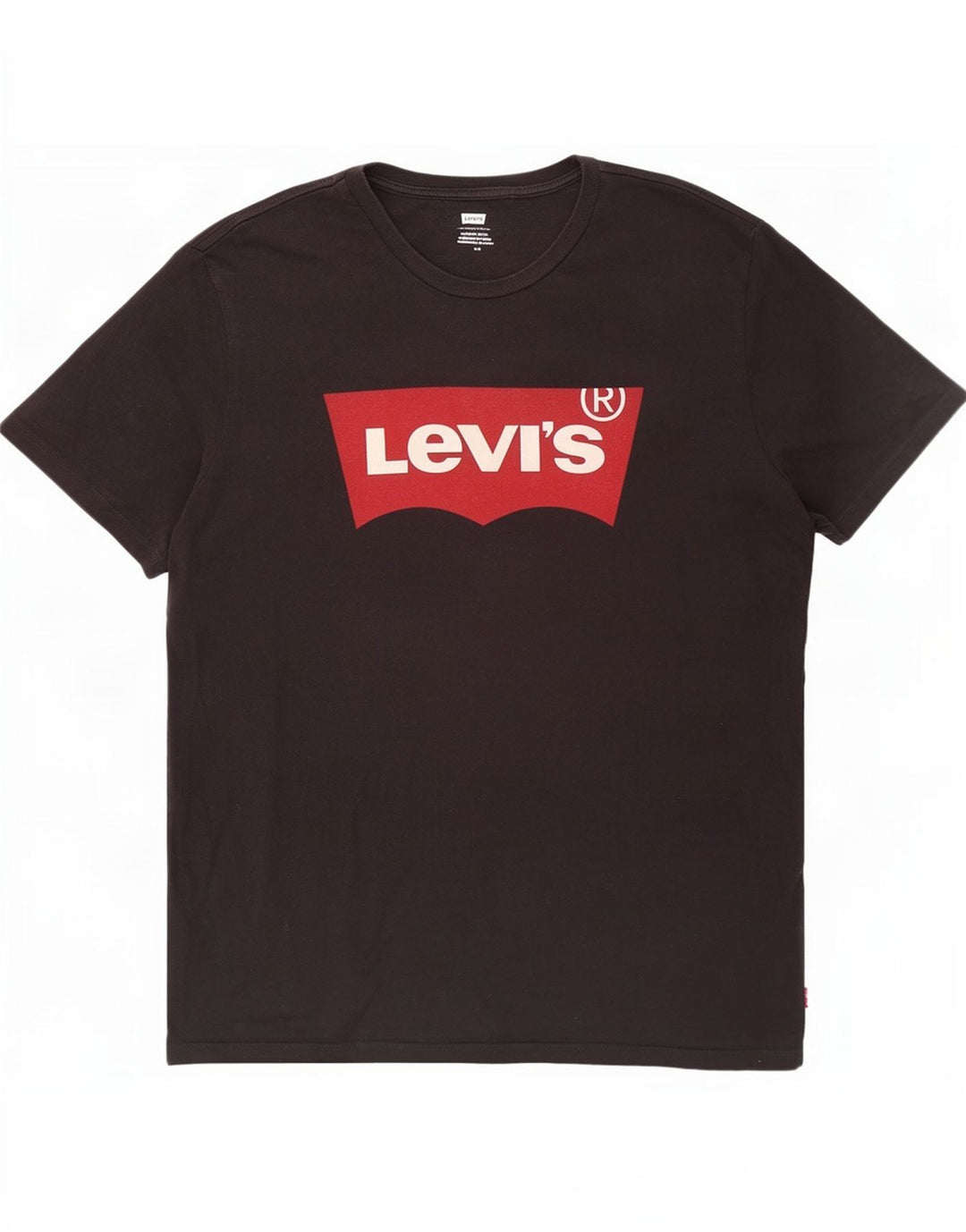 T-shirt grafica da uomo Levi's Top grande in cotone nero