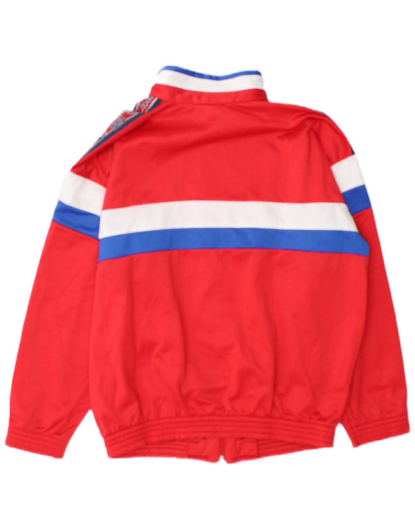 Giacca da tuta grafica Champion da ragazzo 13-14 anni XL Colorblock rosso