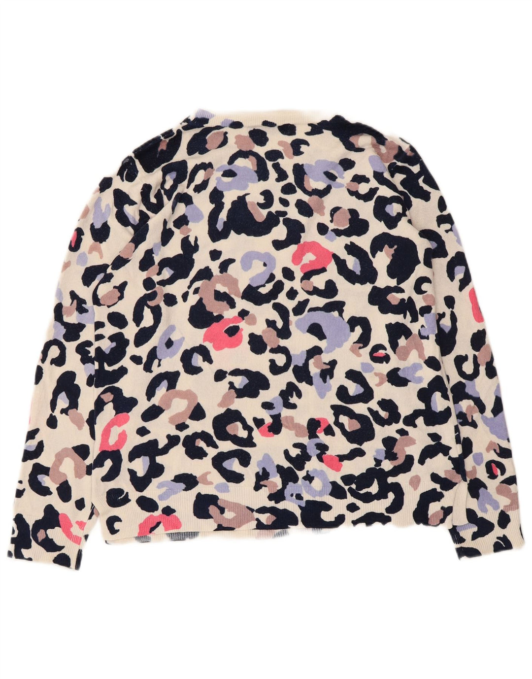 Maglione maglione girocollo da donna Marks & Spencer UK 14 grande multicolore